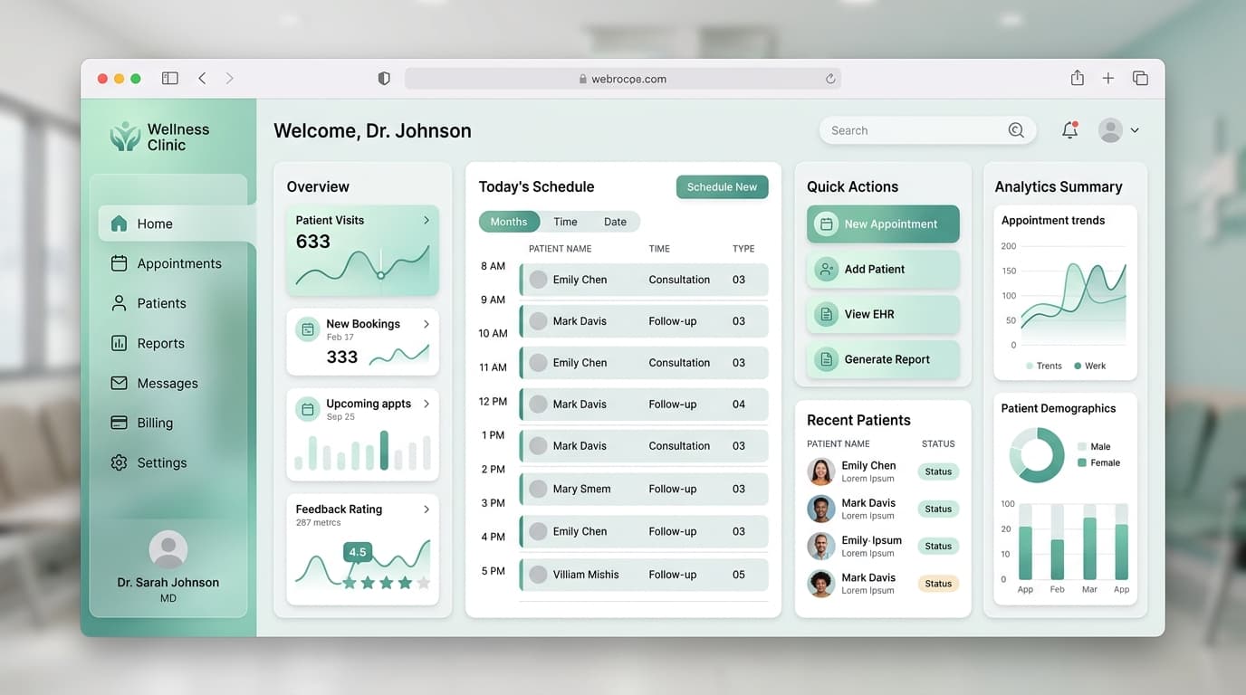 Mockup principal de NEXORA Health